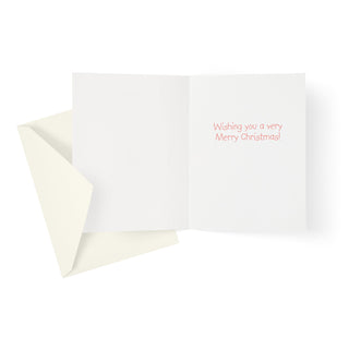 Caspari Snowman with Green Scarf Classic Boxed Christmas Cards - includes 15 cards & envelopes 86236