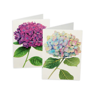 Caspari Hydrangeas Assorted Notes 8 In 86609.46