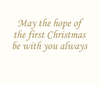 Caspari Sleep in Heavenly Peace Classic Boxed Christmas Cards - includes 15 cards & envelopes 87207
