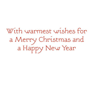 Caspari Three Stockings Classic Boxed Christmas Cards - includes 15 cards & envelopes 87213