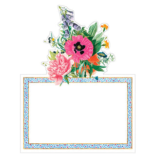 Caspari Blossoms And Brooches Place Cards Die Cut Package 8 In 87903P