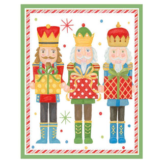 Caspari Whimsical Nutcrackers Mini Boxed Christmas Cards - 16 Cards & 16 Envelopes 88018