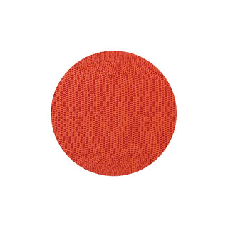 Caspari Orange Lizard Coaster Round 8-In Felt 88080CR