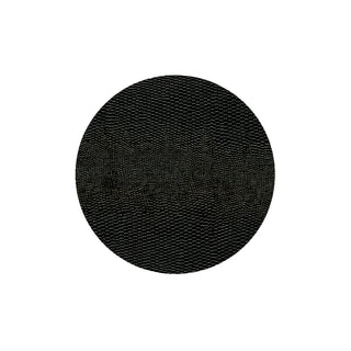 Caspari Black Lizard Coaster Round 8-In Felt 88085CR