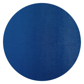 Caspari Navy Lizard Ttop Placemat Round Felt 14.5 In Dm 880897PMR
