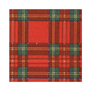 Caspari Royal Plaid Napkin Luncheon 8810L