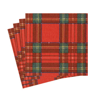 Caspari Royal Plaid Napkin Luncheon 8810L