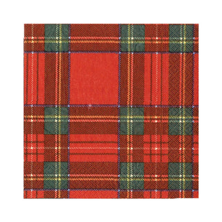 Caspari Royal Plaid Napkin Luncheon 8810L