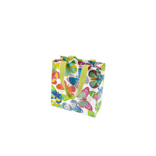 Caspari Butterflies Gift Bag Sm Sq. 5 3/4X2 1/2 X 5 3/4 8819B1.5