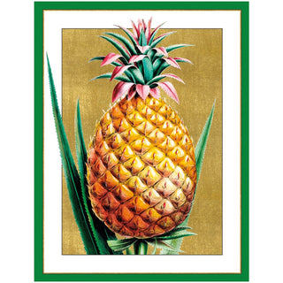 Caspari Pineapple Classic Boxed Christmas Cards - includes 15 cards & envelopes 88204