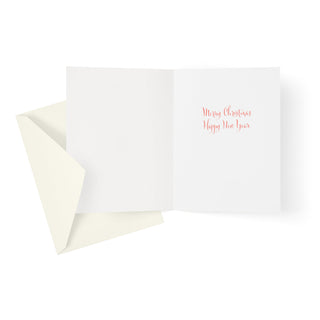 Caspari Glittering Tree Classic Boxed Christmas Cards - includes 15 cards & envelopes 88206