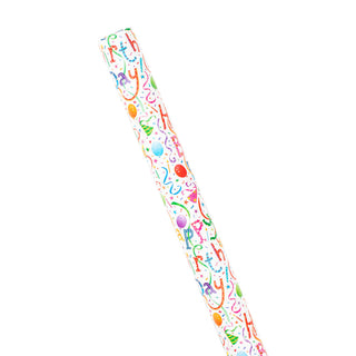 Happy Birthday  Roll Wrap 30 Inch X 8Ft-2 Inch Core