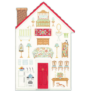 Caspari Playing House Everyday New Home/Die-Cut Greeting Card 88505.10