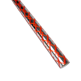 Caspari Trellis Coral/Silver Foil Roll Wrap 30 Inchx 6 Ft Foil-2 Core 88855RCF