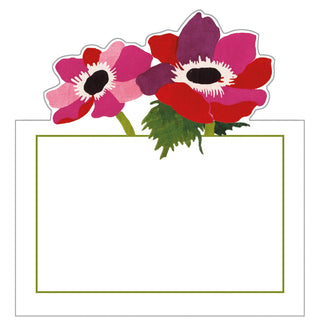 Caspari Poiret Floral Place Cards Die Cut Package 8 In 88931P