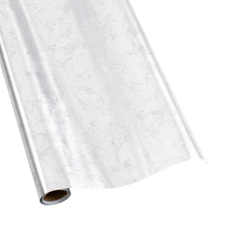 Caspari Antique Silver Foil Roll Wrap 30 Inchx 6 Ft Foil-2 Core 8903RCF