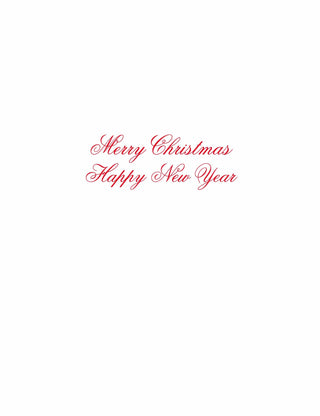 Caspari Christmas Tree Embossed Large Boxed Christmas Cards - includes 10 cards & envelopes 89316