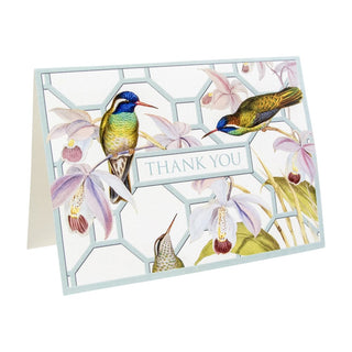 Caspari Hummingbird Trellis Thank You Notes Boxed 8 In 89612.44B
