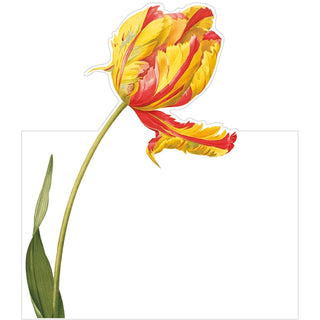 Caspari Redoute Floral Place Cards Die Cut Package 8 In 89901P