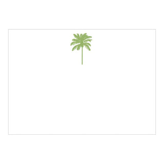 Caspari Palm Tree Green Correspondence C Size Printed 12-In 90684CCU12