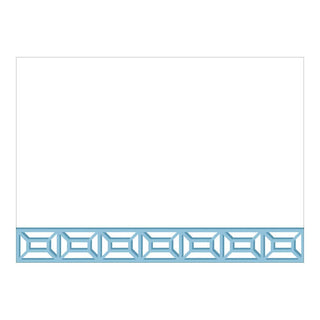 Caspari Garden Gate French Blue Correspondence C Size Printed 12-In 90693CCU12