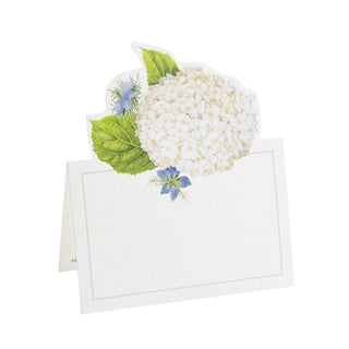 Caspari White Blooms Place Cards Die Cut Package 8 In 90903P