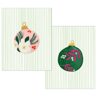 Caspari Painted Ornaments Asst A Size Notes 10-In 91612.46A