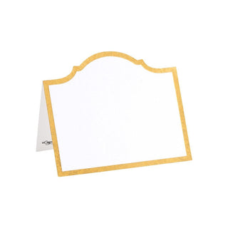 Caspari Arch Gold Foil Place Card Gallery 8 In D-Cut Foil 91900P
