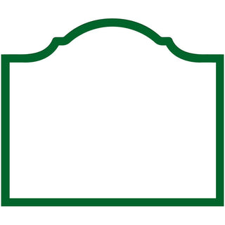 Caspari Arch Hunter Green Place Cards - includes 8 Place Cards 91916P
