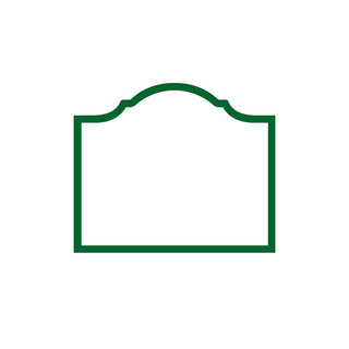 Caspari Arch Hunter Green Place Cards - includes 8 Place Cards 91916P
