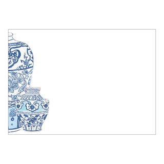 Caspari Ginger Jars Correspondence Cards - 12 Per Package 92621CCU12
