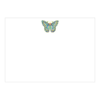Caspari Jeweled Butterfly Foil Correspondence C Size Foil 12-In 92622CCU12