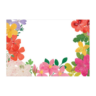 Caspari Halsted Floral Place Card 8 In 92900P