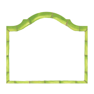Caspari Bamboo Arch Place Card 8 In Die-Cut 92906P