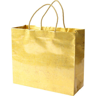 Antique Gold Gift Bag Lg 11 3/4 X 4 3/4 X 10