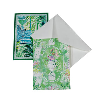 Caspari Garden Sketches Assorted Boxed Note Cards - 8 Note Cards & 8 Envelopes 93600.46