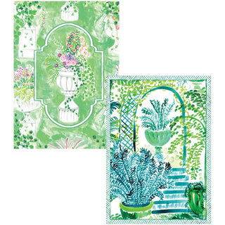 Caspari Garden Sketches Assorted Notes 8-In Box 93600.46