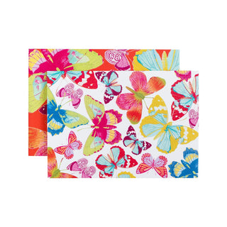 Caspari Butterflies Assorted Notes 8-In Box          ** 93601.46