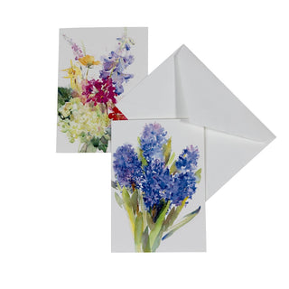 Caspari Handpainted Spring Flowers Assorted Notes 8-In Box          ** 93603.46