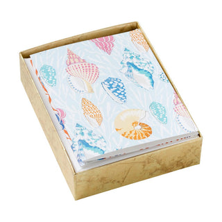 Caspari Shell Toile Asst A Size Notes 10-In 93604.46A