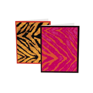 Caspari Go Wild Assorted Boxed Note Cards - 10 Note Cards & 10 Envelopes 93605.46A
