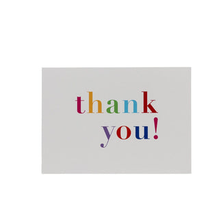 Caspari Colorful Boxed Thank You Notes - 6 Note Cards & 6 Envelopes 93609.48