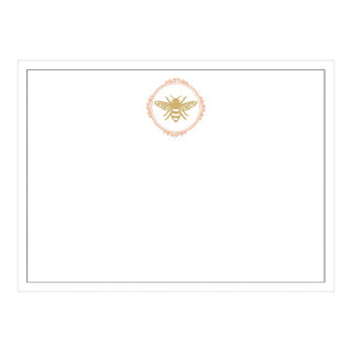 Caspari Bee Crest Foil Correspondence C Size Foil 12-In 93613CCU12