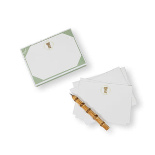 Caspari Pineapple Crest Foil Correspondence C Size Foil 12-In 93614CCU12