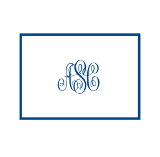 Personalization by Caspari Antoineta Monogram Personalized Folded Notes 93630PNUPG