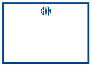 Caspari Signet Monogram Personalized Correspondence Cards 93633CCUPG