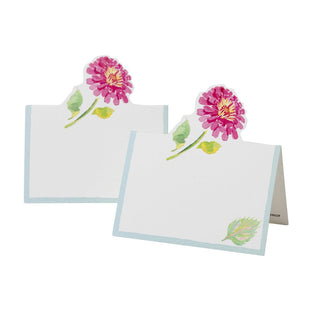 Caspari 8 Greeting Cards Notelets Blank & Envelopes - Summer Palace Birds And Flowers