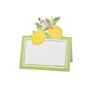 Caspari Limoncello Place Card 8 In Die-Cut 93903P