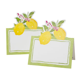 Caspari Limoncello Place Card 8 In Die-Cut 93903P