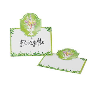 Caspari Jardin De Luxembourg Place Card 8 In Die-Cut 93904P